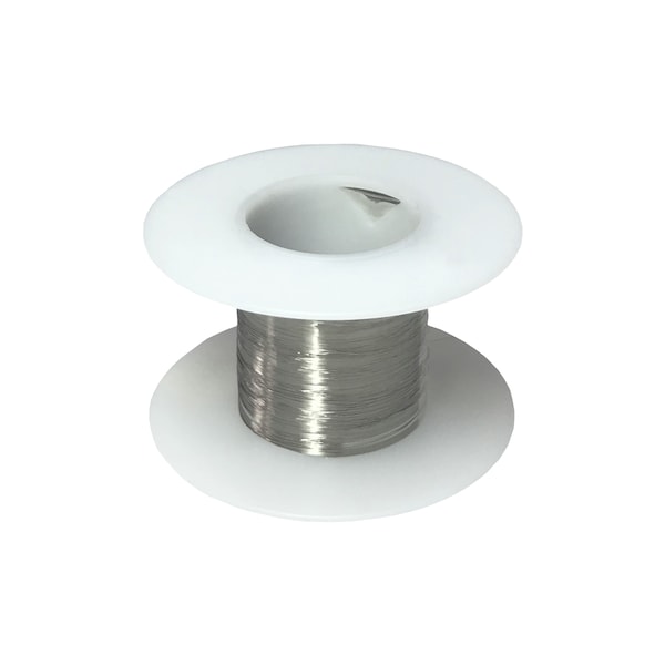 Stainless Steel 316L Wire, 44 AWG Gauge, 0.0020 in Diameter, 100 Feet